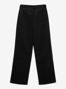 Vero Moda VMTESSA High rise Wide Leg Fit Jeans -Black Denim - 10330523