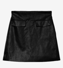 Vero Moda VMBROOKE Hög midja Kort kjol -Black - 10330546