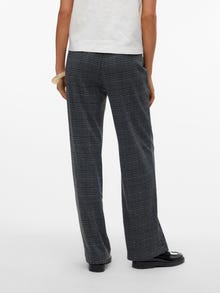 Vero Moda VMAYAR Mid waist Broek -Dark Grey Melange - 10330559