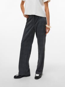 Vero Moda VMAYAR Mid waist Broek -Dark Grey Melange - 10330559