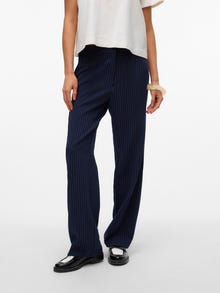 Vero Moda VMAYAR Taille moyenne Pantalons -Navy Blazer - 10330559