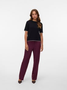 Vero Moda VMAYAR Közepes derék Nadrág -Winetasting - 10330559