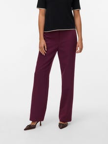Vero Moda VMAYAR Közepes derék Nadrág -Winetasting - 10330559