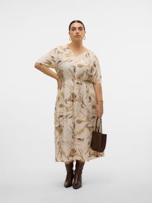 Vero Moda VMCCILLE Pitkä mekko -Birch - 10330608