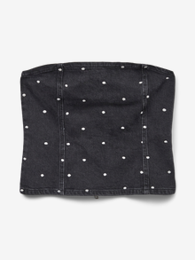 Vero Moda VMESTHER Top -Black Denim - 10330646