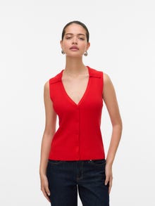 Vero Moda VMWILLOW Top -High Risk Red - 10330770