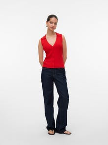 Vero Moda VMWILLOW Top -High Risk Red - 10330770