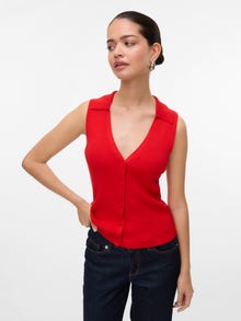 Vero Moda VMWILLOW Top -High Risk Red - 10330770