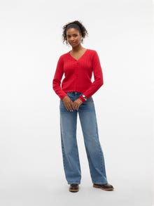 Vero Moda VMLUXLIGHT Neuletakit -Fiery Red - 10330776