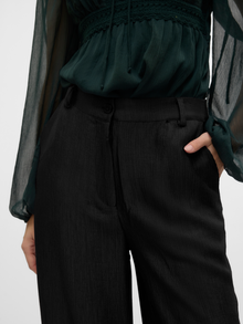 Vero Moda VMRAQUEL Hohe Taille Hose -Black - 10330779