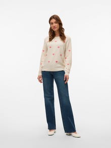 Vero Moda VMDOFFY Sweter -Birch - 10330790