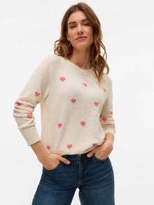 Vero Moda VMDOFFY Sweter -Birch - 10330790