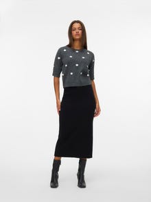 Vero Moda VMDOFFY Pulóveres -Dark Grey Melange - 10330793