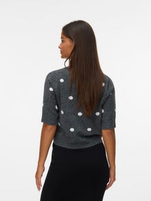 Vero Moda VMDOFFY Pulóveres -Dark Grey Melange - 10330793