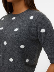 Vero Moda VMDOFFY Pullover -Dark Grey Melange - 10330793