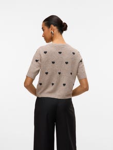 Vero Moda VMDOFFY Strikket cardigan -Moon Rock - 10330795