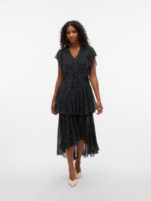 Vero Moda VMYLLDES Long dress -Black - 10330826