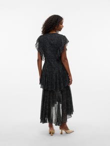 Vero Moda VMYLLDES Long dress -Black - 10330826
