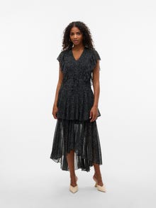 Vero Moda VMYLLDES Long dress -Black - 10330826