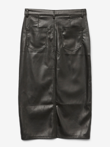 Vero Moda VMNATALIE Hohe Taille Midirock -Black - 10330831