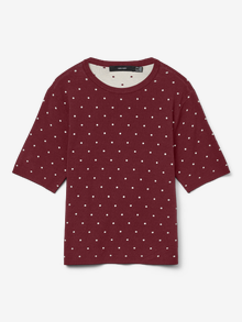 Vero Moda VMSABA Πουλόβερ -Syrah - 10330835