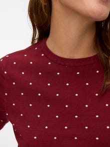 Vero Moda VMSABA Πουλόβερ -Syrah - 10330835