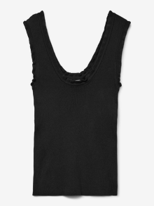 Vero Moda VMWONDER Strikket top -Black - 10330848