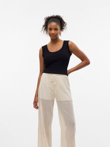 Vero Moda VMWONDER Strikket top -Black - 10330848