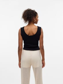 Vero Moda VMWONDER Strikket top -Black - 10330848