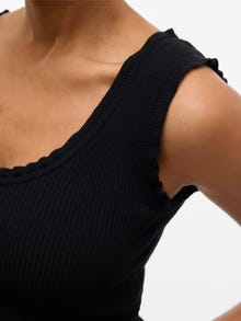 Vero Moda VMWONDER Strikket top -Black - 10330848