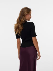 Vero Moda Tavapärane lõige Polo Pullover -Black - 10330850