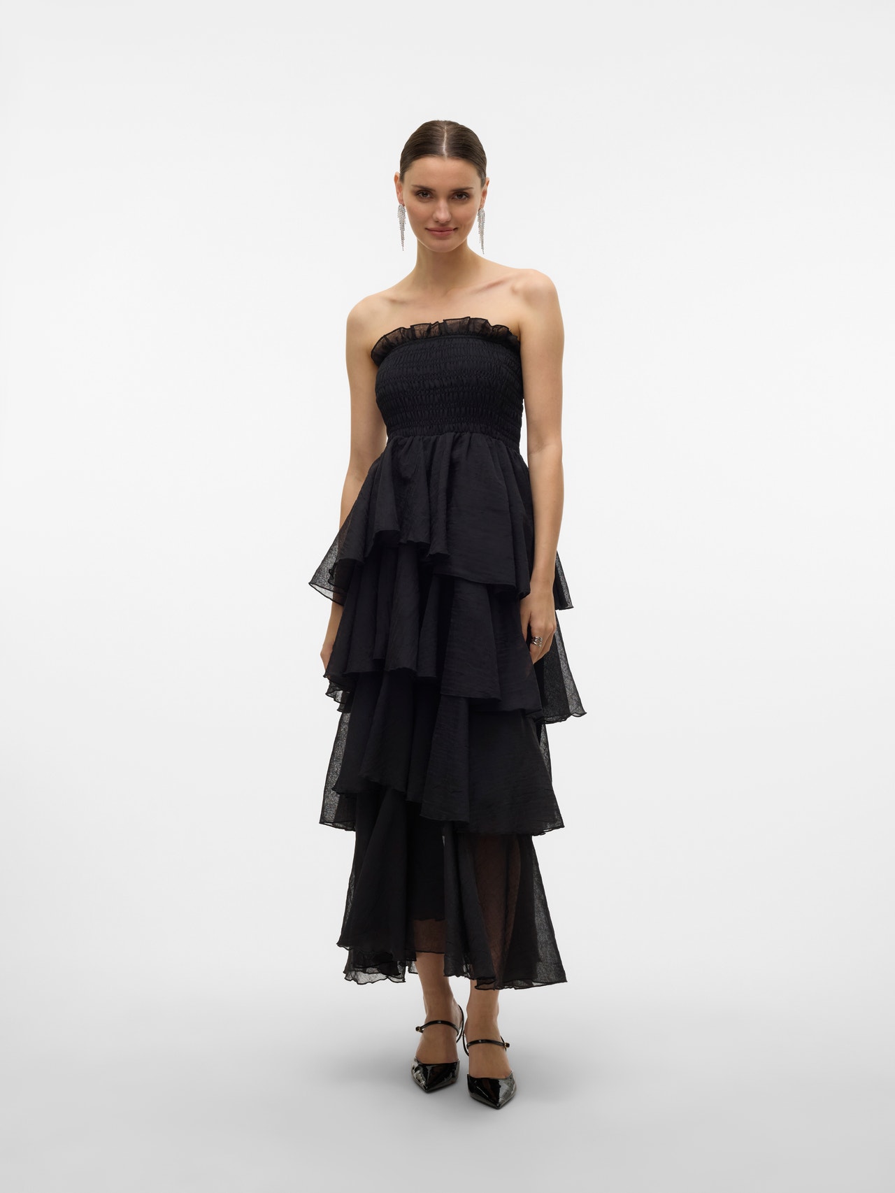 Vero Moda VMDELILAH Langes Kleid -Black - 10330886