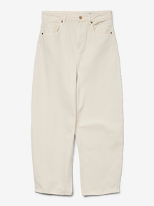 Vero Moda VMBILLIE Høj talje Barrel fit Jeans -Ecru - 10330900