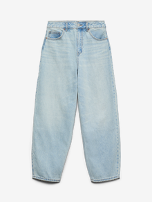 Vero Moda VMBILLIE Høj talje Barrel fit Jeans -Light Blue Denim - 10330900