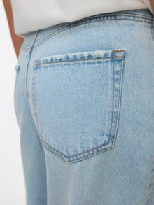 Vero Moda VMBILLIE Taille haute Coupe barrel Jeans -Light Blue Denim - 10330900