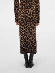 Vero Moda VMWHITNEY Hohe Taille Langer Rock -Oatmeal - 10330947