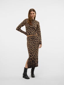 Vero Moda VMWHITNEY High waist Lange rok -Oatmeal - 10330947