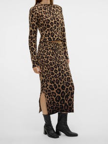 Vero Moda VMWHITNEY High waist Lange rok -Oatmeal - 10330947