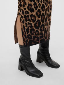 Vero Moda VMWHITNEY Hohe Taille Langer Rock -Oatmeal - 10330947