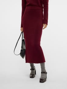 Vero Moda VMWHITNEY High waist Lange rok -Tibetan Red - 10330947