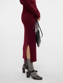 Vero Moda VMWHITNEY High waist Lange rok -Tibetan Red - 10330947