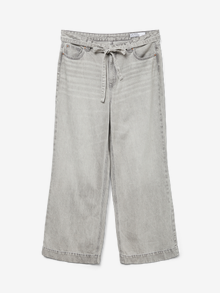 Vero Moda VMCKATHY High rise Wide Leg Fit Jeans -Light Grey Denim - 10330965