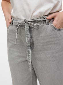 Vero Moda VMCKATHY High rise Wide Leg Fit Jeans -Light Grey Denim - 10330965