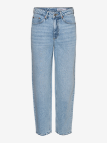 Vero Moda VMCTESSA High rise Mom Fit Jeans -Light Blue Denim - 10330980