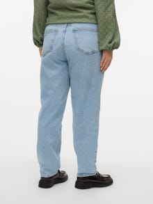 Vero Moda VMCTESSA High rise Mom Fit Jeans -Light Blue Denim - 10330980