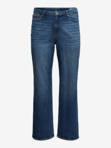 Vero Moda VMCTESSA Korkea vyötärö Wide leg fit Farkut -Medium Blue Denim - 10330983