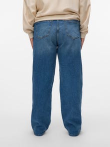 Vero Moda VMCTESSA High rise Wide Leg Fit Jeans -Medium Blue Denim - 10330983