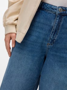 Vero Moda VMCTESSA Korkea vyötärö Wide leg fit Farkut -Medium Blue Denim - 10330983