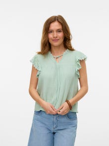 Vero Moda VMNATALI Tops -Silt Green - 10330999