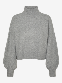 Vero Moda SNZELDA Trøje -Medium Grey Melange - 10331003
